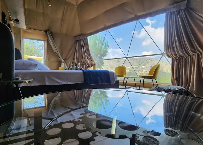 Glamping Boutique Luxussátor *